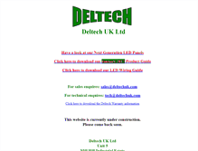 Tablet Screenshot of deltechuk.com